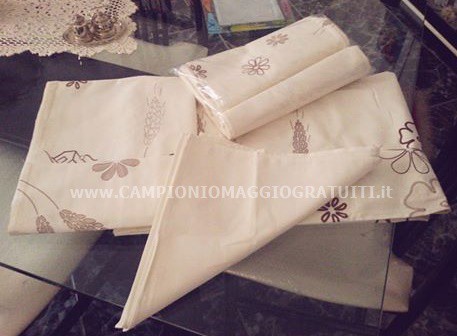 tovaglie mulino bianco ricevuto