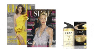 Campione omaggio crema olaz TuStyle e Grazia