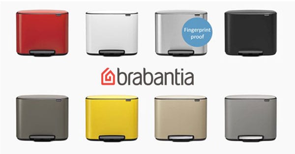 pattumiere Bo Pedal Bin di Brabantia