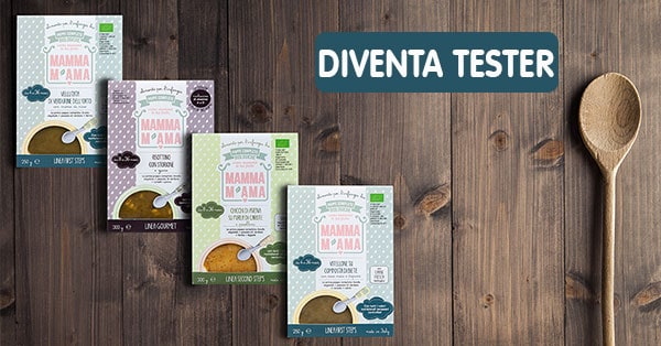 Diventa tester delle Pappe Mamma M'Ama