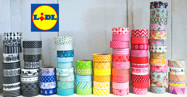 Iniziativa Lidl vinci nastri adesivi