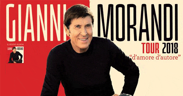 Concorso vinci biglietti per il Gianni Morandi Tour