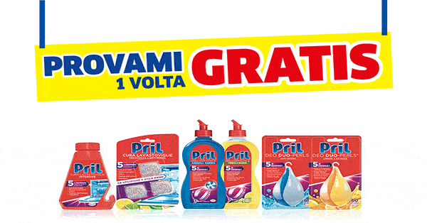 Iscrizione iniziativa Pril Provami gratis