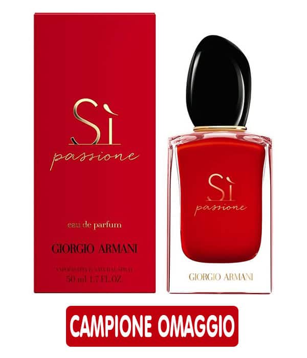 Campioni omaggio gratuiti di Armani Sì Passione