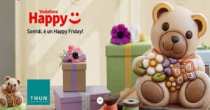 Ricevi un buono sconto Thun in regalo con Vodafone Happy Friday Buono sconto Thun in regalo con Vodafone Happy Friday