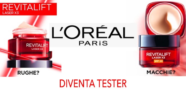 progetto tester revitalift laser x3