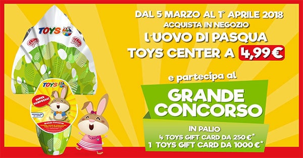 Concorso Compra l'uovo di cioccolato, sarai tu il fortunato?