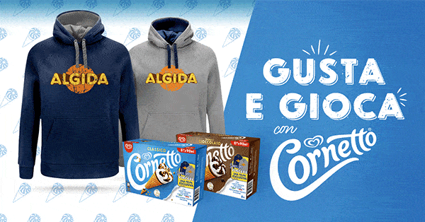 iscrizione concorso Gusta e Gioca con Cornetto Algida