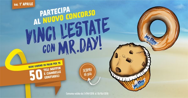 Concorso Vinci l'estate con Mr. Day