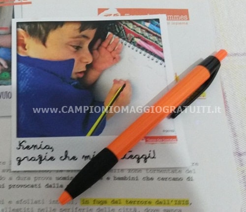 penna Terre des Hommes ricevuta