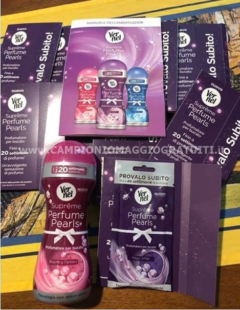 Vernel Suprême Perfume Pearls da testare gratis
