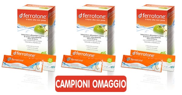 Campioni gratuiti Integratore alimentare Ferrotone