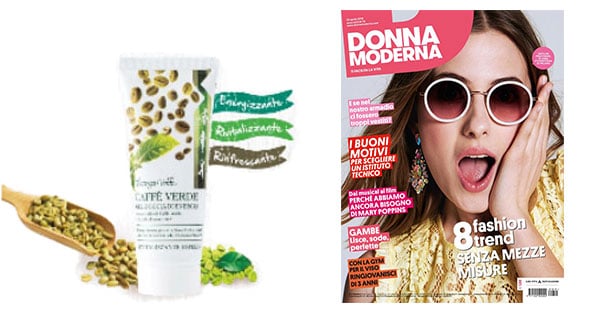 Gel Doccia Caffè Verde Bottega Verde omaggio con Donna Moderna