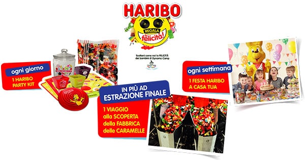 Concorso Haribo regala la felicità