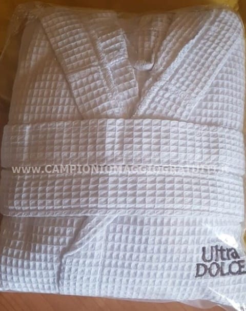 accappatoio a nido d'ape