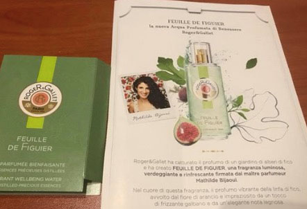 Campioni omaggio profumo Feuille de Figuier