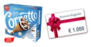 Concorso Algida Vinci con l'alta qualità del nuovo cornetto