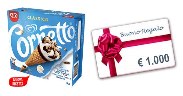 Concorso Algida Vinci con l'alta qualità del nuovo cornetto
