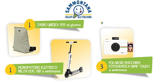 Concorso Barattolino Sammontana Vince la scuola, vinci tu!