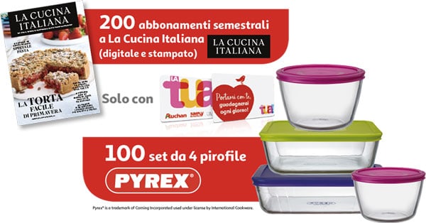 Concorso Fai la spesa e porti a casa Pyrex