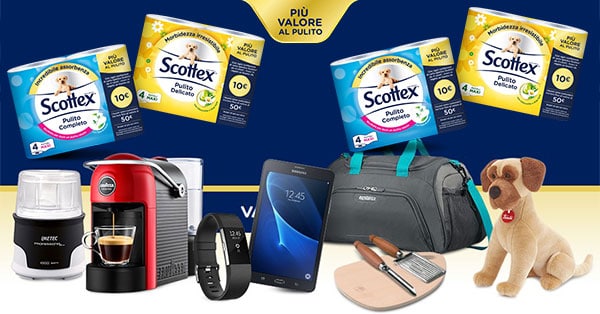Concorso Scottex Più valore al pulito