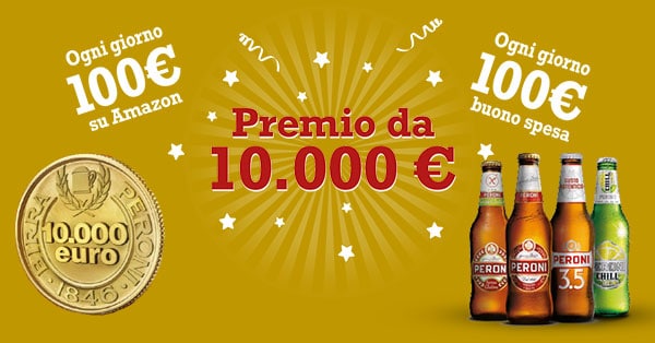 Concorso Vivi Peroni e vinci passioni