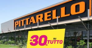 buono sconto Pittarello 30% su tutto