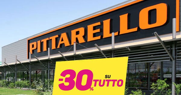 buono sconto Pittarello 30% su tutto