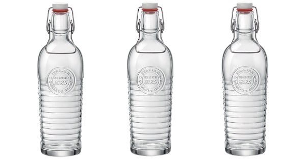 Bottiglia Bormioli in regalo