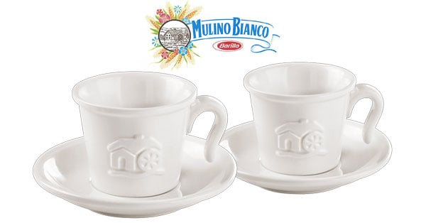 Tazzine caffè Mulino Bianco in regalo