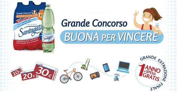 Concorso Acqua Santagata Buona per vincere