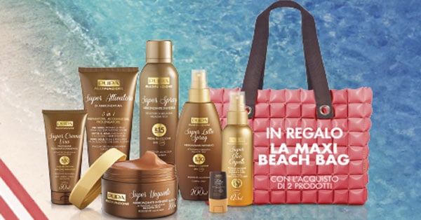 Maxi borsa mare in omaggio