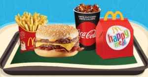 Menu Crispy McBacon o McChicken + Happy Meal a 8 Euro