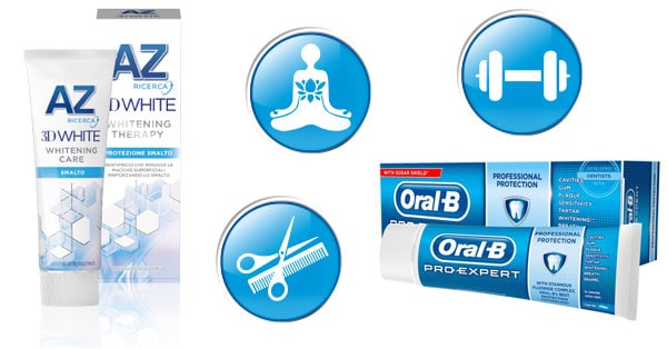 Premio sicuro con AZ e Oral B