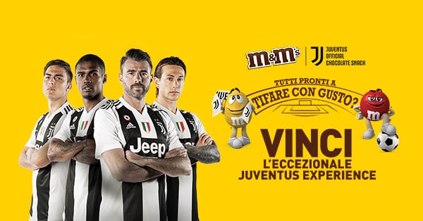 Concorso M&M'S Tutti pronti a tifare con gusto