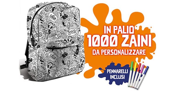 Concorso Vinci uno zaino con Coca Cola