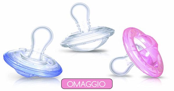ricevi gratis ciuccio Nuby Natural Flex