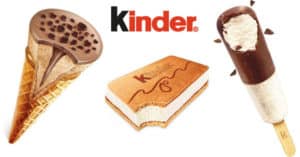 Gelati Kinder arrivano in Italia Gelati Kinder in Italia