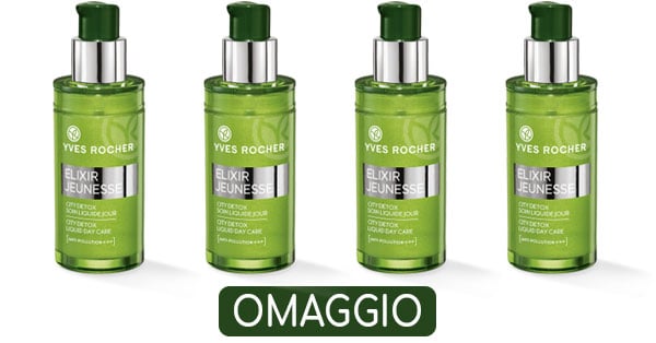 Trattamento liquido da giorno Yves Rocher Elixir Jeunesse in omaggio