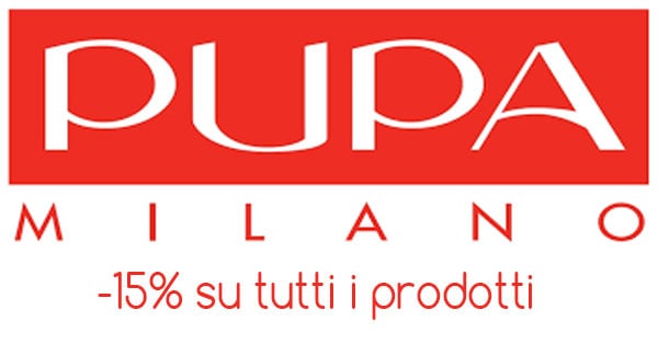 Codice Sconto Pupa Milano Novembre 2018 su tutti i prodotti
