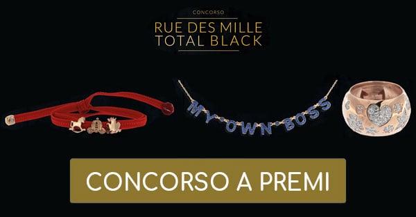 Concorso Rue des Mille Total Black Friday