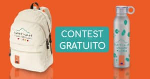 Vinci gratis zaino e borraccia Taste The Alps zaino e borraccia Taste The Alps