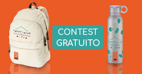zaino e borraccia Taste The Alps
