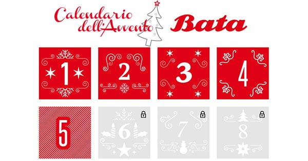 Calendario dell'Avvento Bata