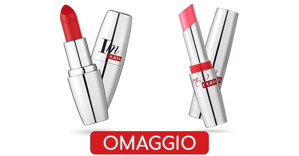 Rossetto Pupa in omaggio da Acqua & Sapone