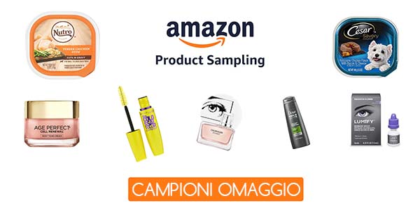 Campioni omaggio da Amazon