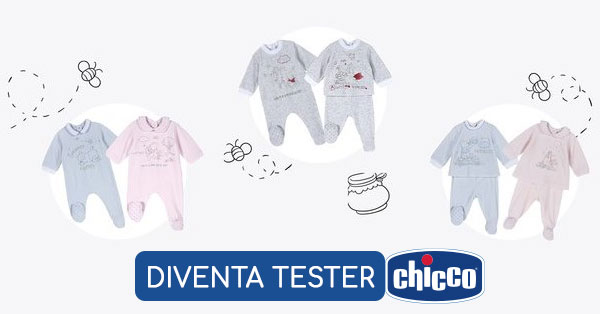 Diventa tester Chicco tutine Disney