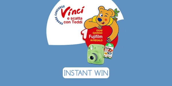 concorso yogurt teddi vinci instax mini