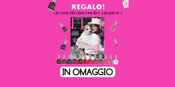 omaggio smalto deborah in edicola con Elle Weekly