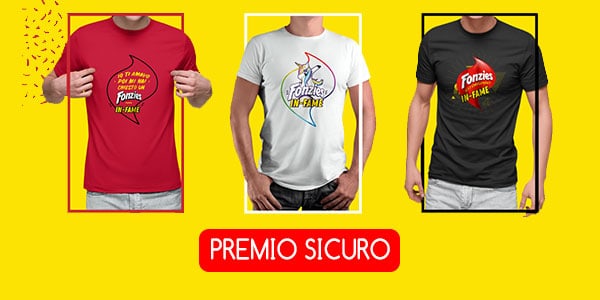 premio sicuro t-shirt in-fame fonzies